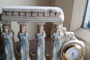 Lovely Caryatids Clock