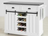 Kitchen island  Cabinet on Wheels Kitchen Sideboard Large Storage Cabinet