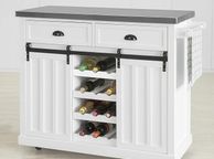 main image for ad Kitchen island  Cabinet on Wheels Kitchen Sideboard Large Storage Cabinet