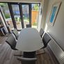 extendable dining table & 6 chairs Image 5