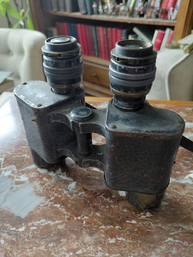 Vintage military field binoculars