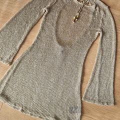 H&M Gold Metallic Cover Up - M