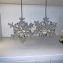 2 Fabulous Silver with Crystal & Delmonte Stones Hanging Candle Holders Image 4