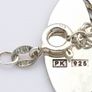 Vintage Celtic Sterling Silver Abalone Shell Necklace Image 5