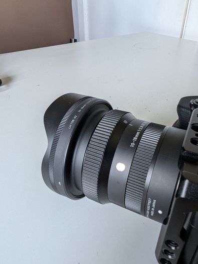 Sony ZV-E10 with Sigma 10-18 mm wide angle lens