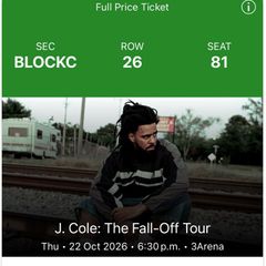 Two tickets J-Cole