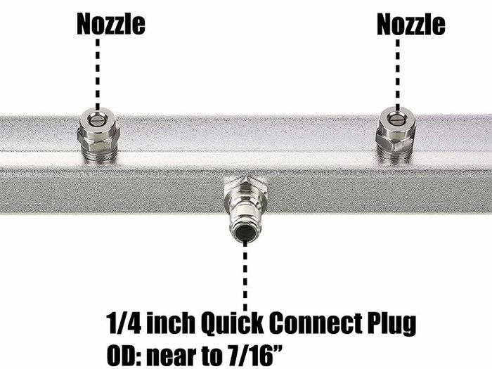 Pressure Washer Undercarriage Cleaner, Under Car Wash, with 45 Degree Angled Wand