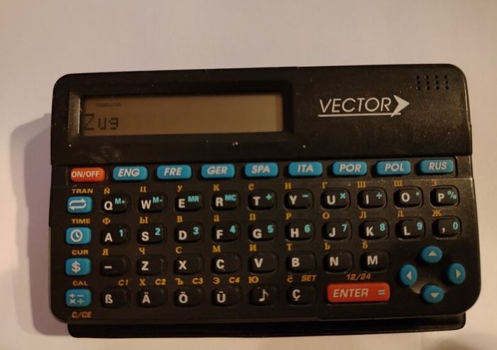 vintage Mini 8-Language Electronic Translator