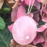Polished Rose Quartz and Sterling Silver chain set Image 2