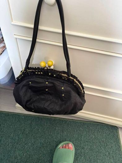 Radley Handbag Black & Yellow