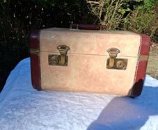 Vintage Train Travel Hard Case