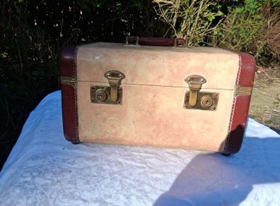 Vintage Train Travel Hard Case