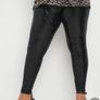 Black Sequin Legging/Trouser Image 2