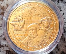 Malta 50 Euro Gold (.916) Proof Coin 2022 - The Magellan-elcano Circumnavigation of the Globe 500th Anniversary
