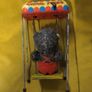 VINTAGE Wind Up Animal Swing Toy Image 4