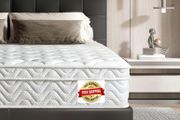 Small Double Mattress, 10.3 Inch Hybrid Mattress 4FT with Breathable Foam