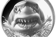 2026 Congo 20 Francs 1 oz Silver Bullion Coin - The Shark (In Capsule)
