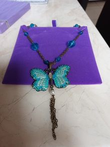 Vintage Costume Necklace.  Length  : 12".