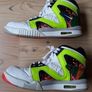 Nike Air Tech Challenge Hybrid Volt (2014) Size UK-8/EUR-42.5 653873-100 White/White-Volt-Hot Lava-2014 Image 9