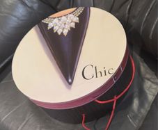 Decorative Hat box.
