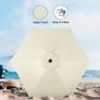 2.28M Patio Umbrella Outdoor Table Market Yard Umbrella with Push Button Tilt, Green MULTIPLE COLOURS AVAILABLE (FREE SHIPPING) Image 2