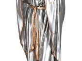 Art Nouveau Figurine Madonna Statue Silver Sculpture Church Figurine Mar