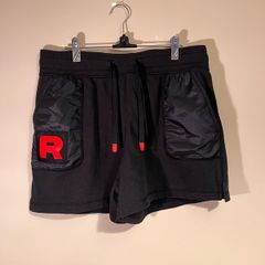 OFFICIAL Team Rocket HQ Collection Black Fleece Shorts - Women