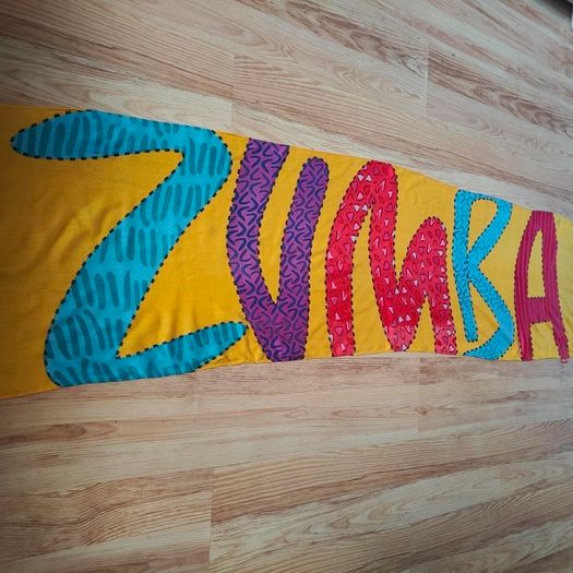 ZUMBA colourful long scarf