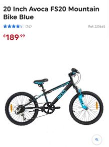 20 Inch Avoca FS20 Mountain Bike Blue