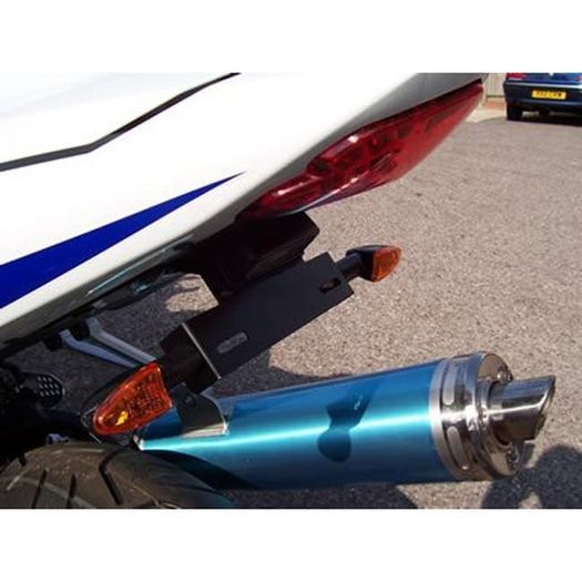 Long Stem Bulb Motorcycle Indicators - Black/amber Lens