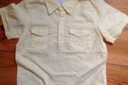 BNWT NEXT Lemon Yellow Shirt Age 1.5-2 yrs