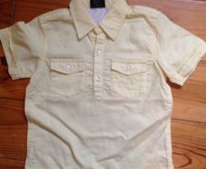 BNWT NEXT Lemon Yellow Shirt Age 1.5-2 yrs