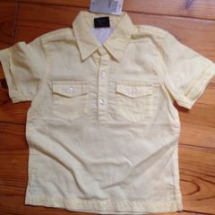 BNWT NEXT Lemon Yellow Shirt Age 1.5-2 yrs