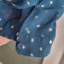 M&S Blouse with gold metallic polka dots Sz 16UK Image 5