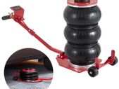 Pneumatic Jack Triple Bag Air Jack 3T, Triple Bag Air Jack 140-450mm Lift Height Bag Air Jack, 5 Minutes Lift Air Jack Jack Labor Saving for SUV, Truck, Car, etc.