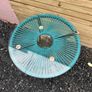 Turquoise Outdoor Retro Bistro Table Image 2