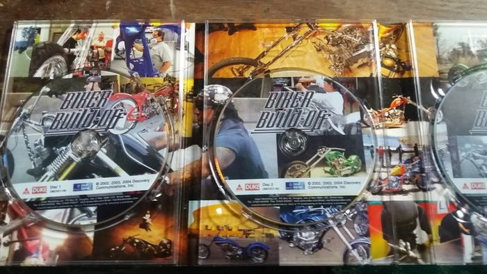 4 DVDs Great Biker Build Off / World Biker build off