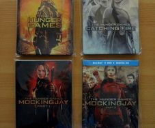 The Hunger Games 4X Blu Ray Steelbook Collection (Walmart Exclusives USA)