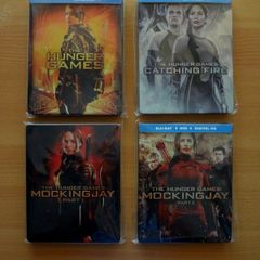 The Hunger Games 4X Blu Ray Steelbook Collection (Walmart Exclusives USA)