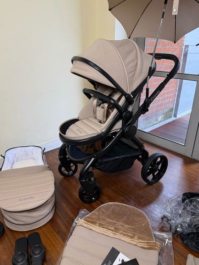 New ICandy peach 7 travel system pram buggy