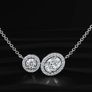 Pandora Embracing Halo Necklace  Brand New Image 3
