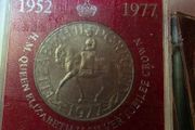 1952 1977 Queen Elizabeth Silver Jubilee Crown
