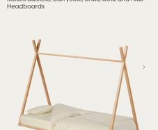 Kids Tipi Bed with Canopy (Kave Home Maralis)