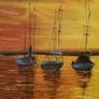 Dingle harbour sunset sea scene Image 2