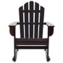 Garden Rocking Chair Wood Brown Image 7