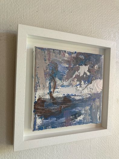 Original Abstract Painting  Glacier Trek Contemporary irish  Art