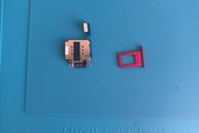 Genuine iPhone 13 SIM Card Reader Module Slot &amp; Matching Red Tray OEM Pull