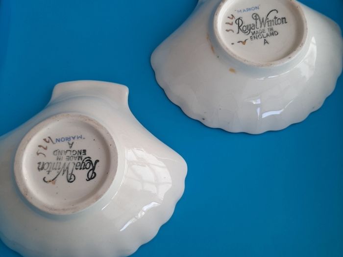 vintage marion china shell dishes