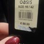 Oasis Grey Dress Size 16 Image 2