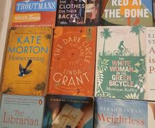 Kate morton homecoming. Adele Parks, Salley vickers  and a mix of Awarding winning or bestsellers fiction novels